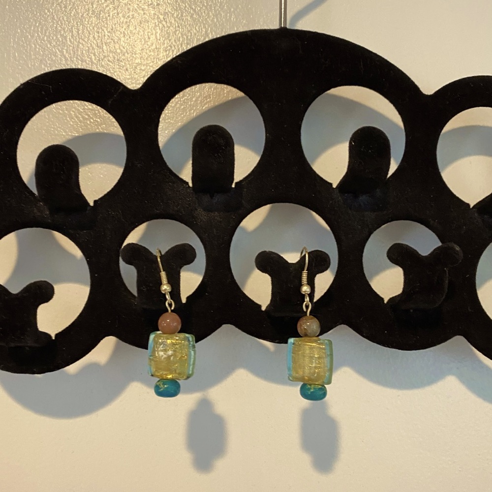 Beautiful Beaded Dangle Earrings